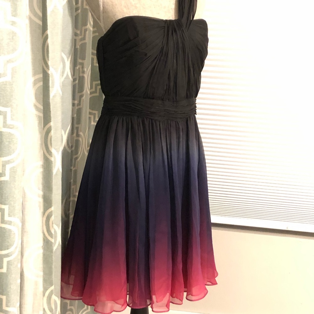 BNWT Halston Ombré cocktail dress